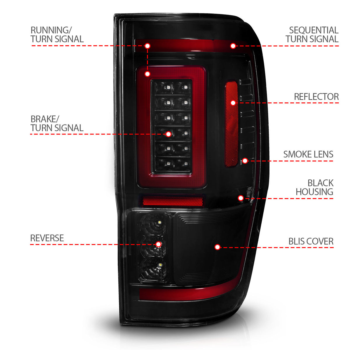ANZO USA 311447 - Tail Light Set