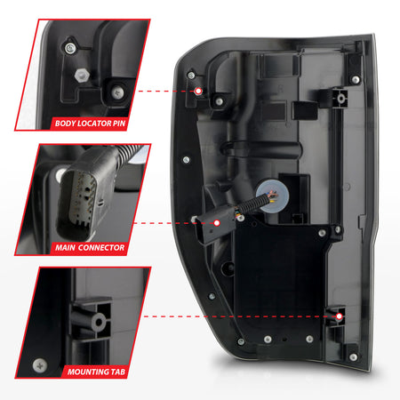 ANZO USA 311447 - Tail Light Set