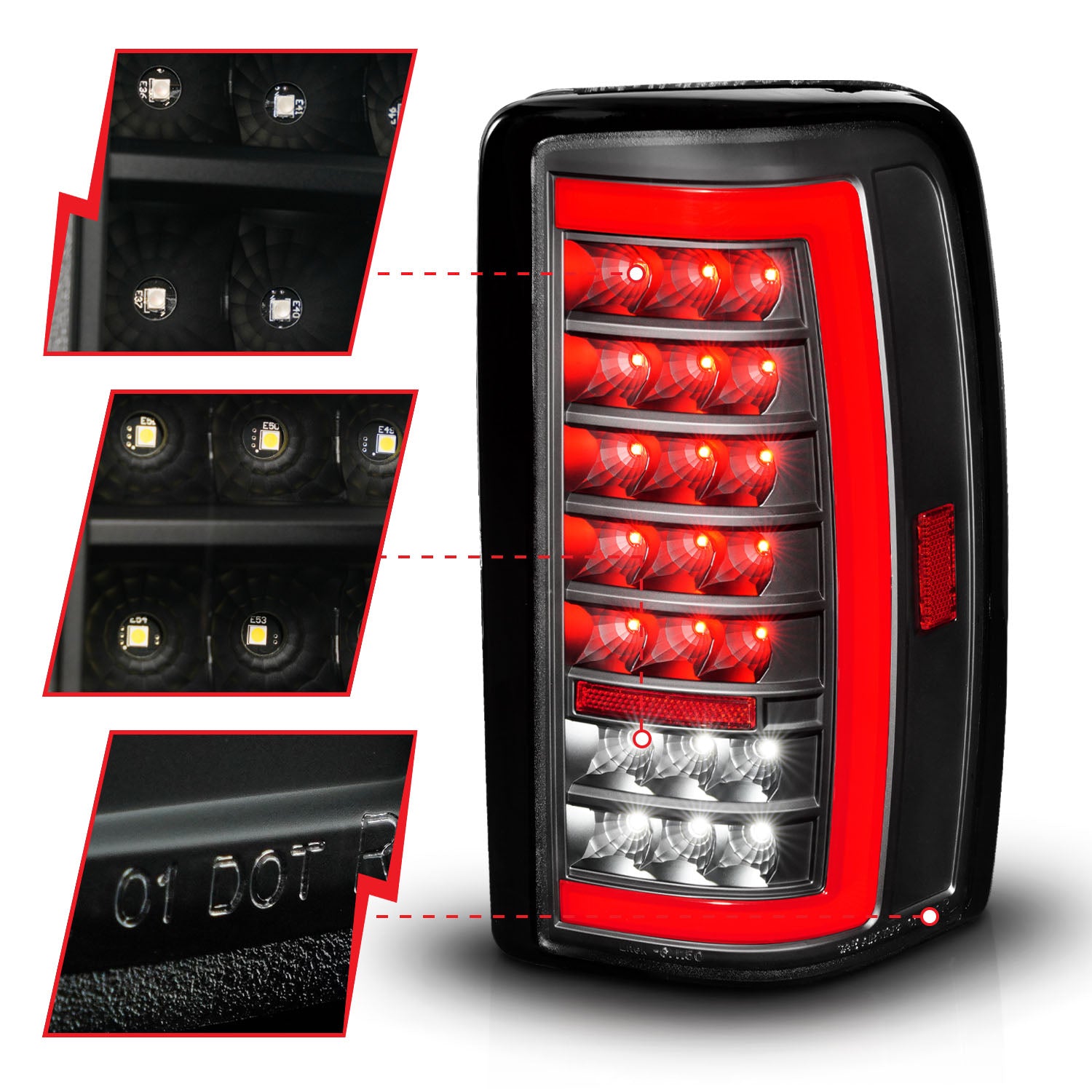 ANZO USA 311448 - Tail Light Set