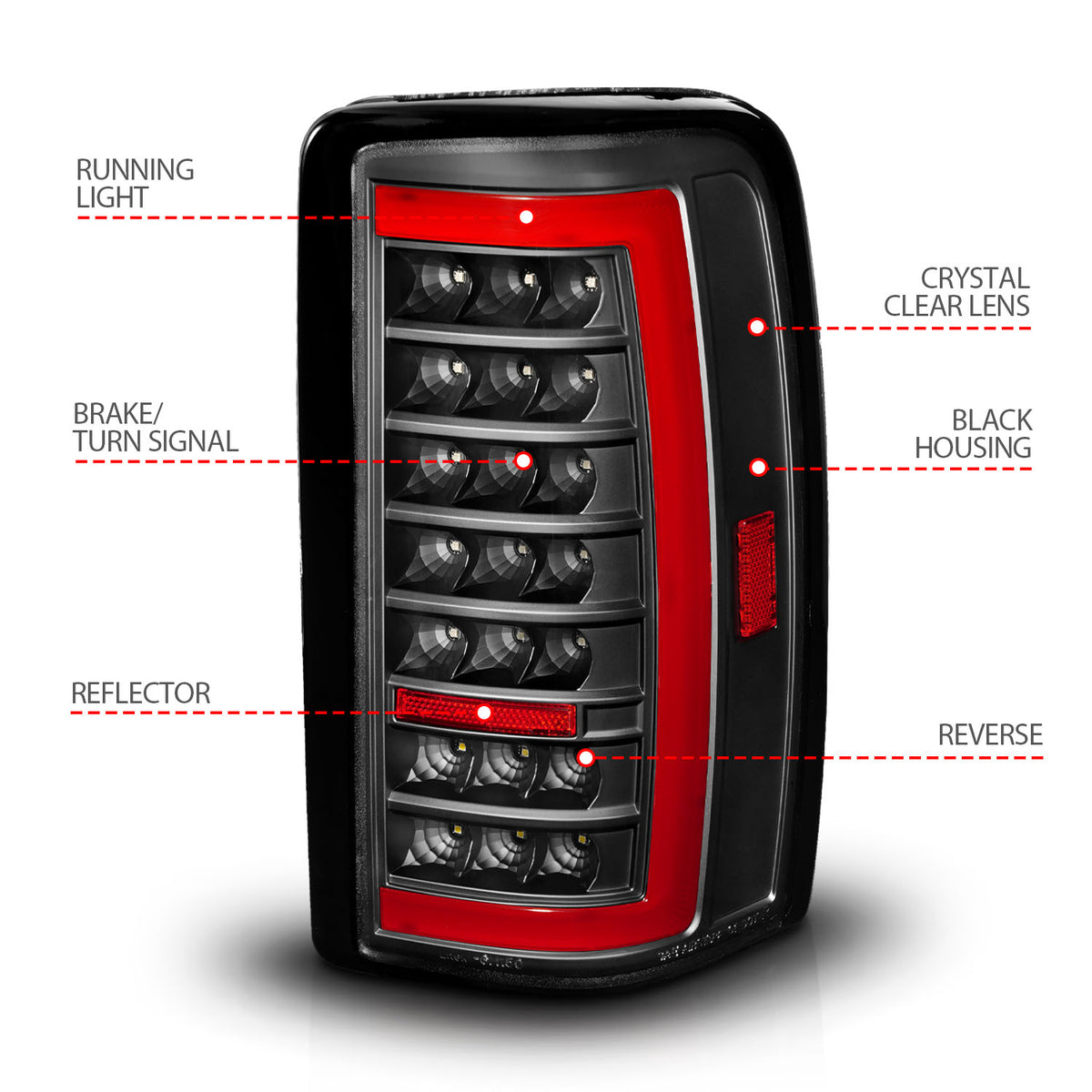ANZO USA 311448 - Tail Light Set