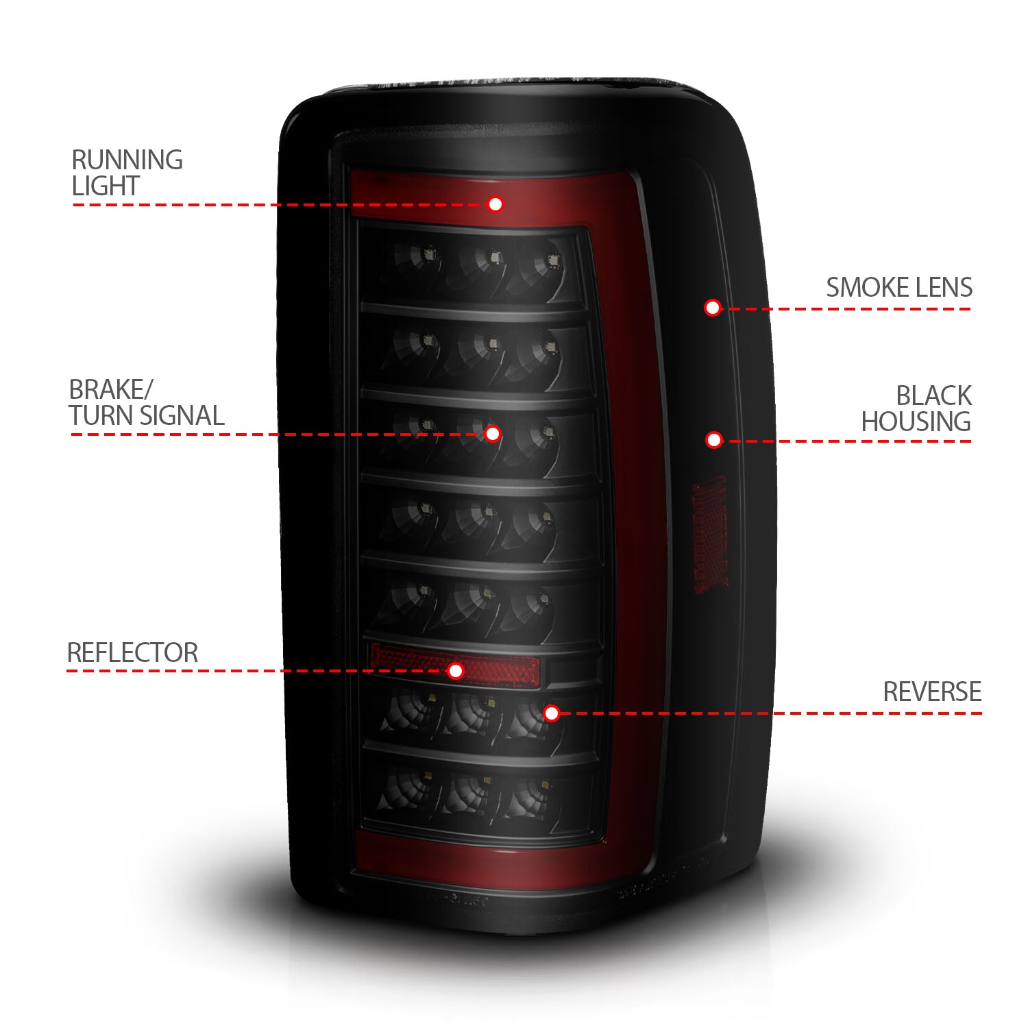 ANZO USA 311449 - Tail Light Set
