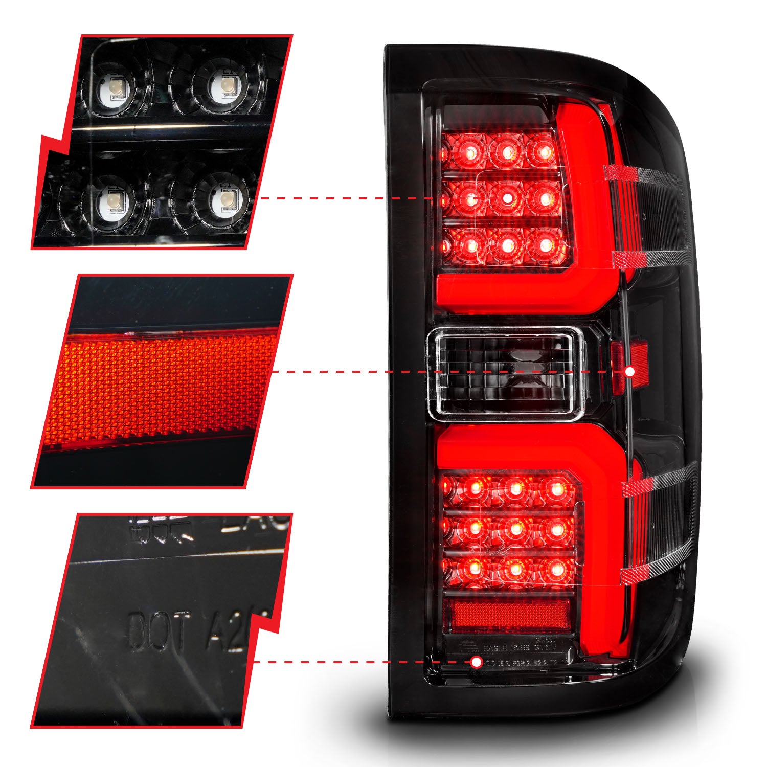 ANZO USA 311450 - Tail Light Set