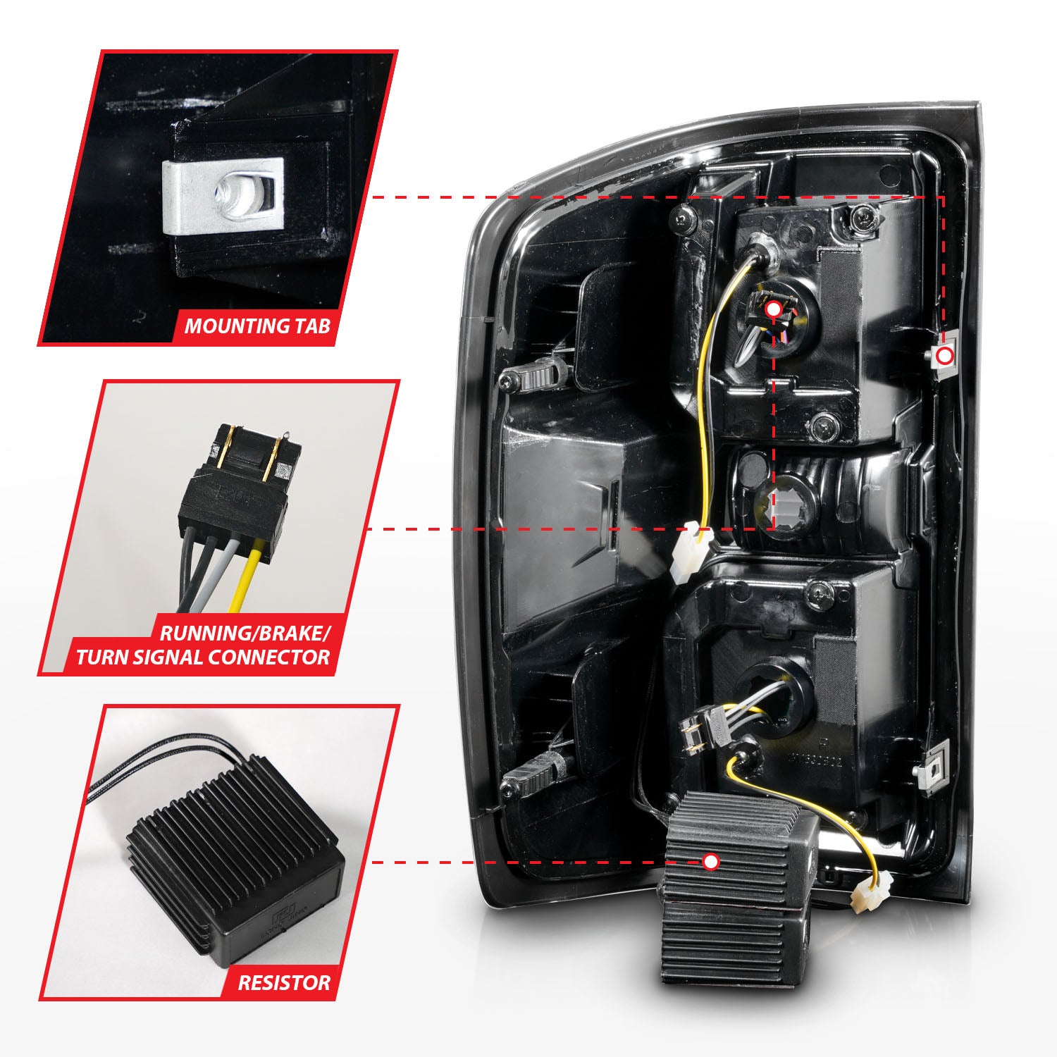 ANZO USA 311450 - Tail Light Set