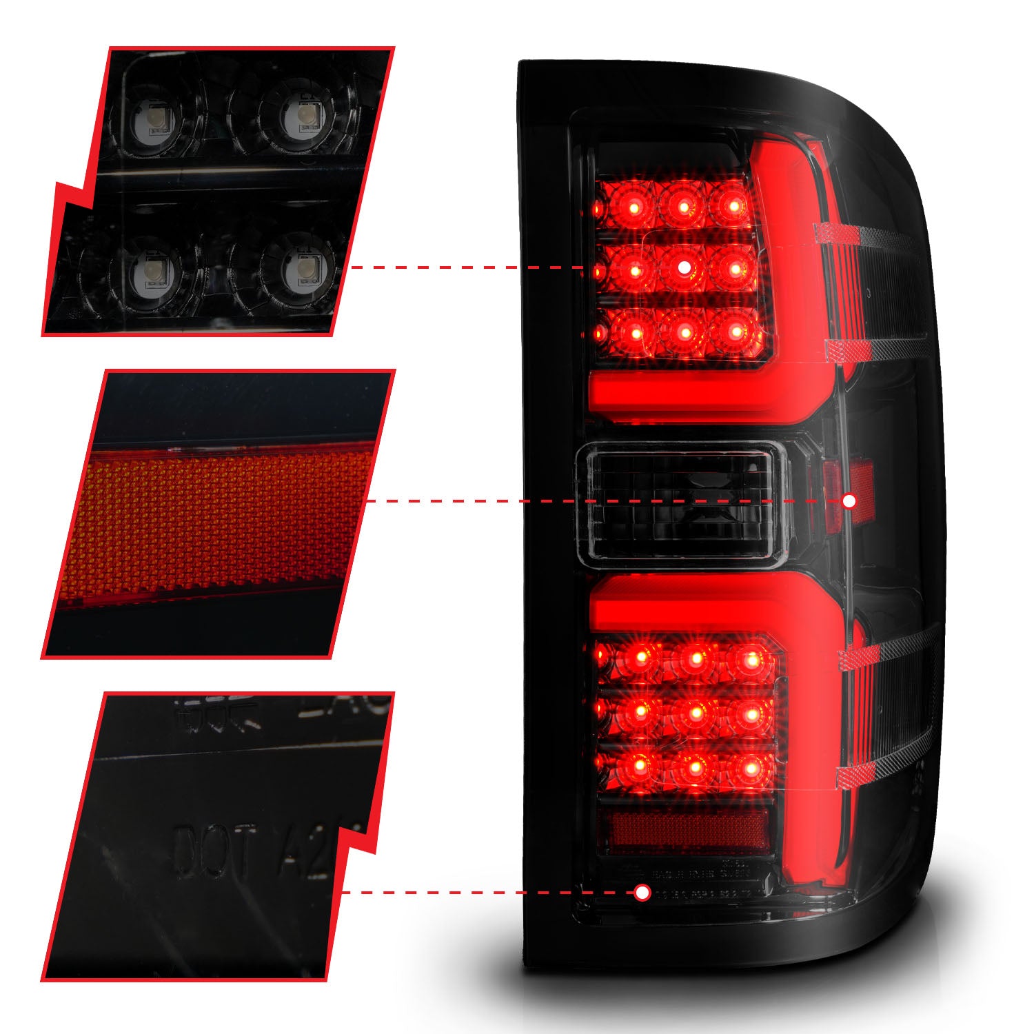 ANZO USA 311451 - Tail Light Set