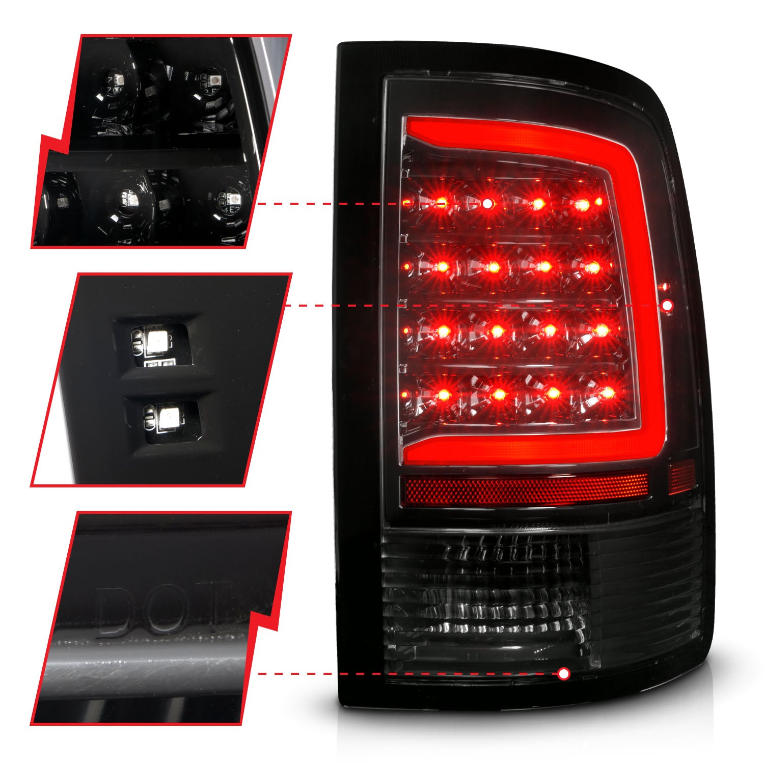 ANZO USA 311452 - Tail Light Set