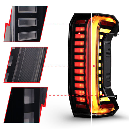 ANZO USA 311455X - FULL LED TAIL LIGHTS SMOKE LENS 5