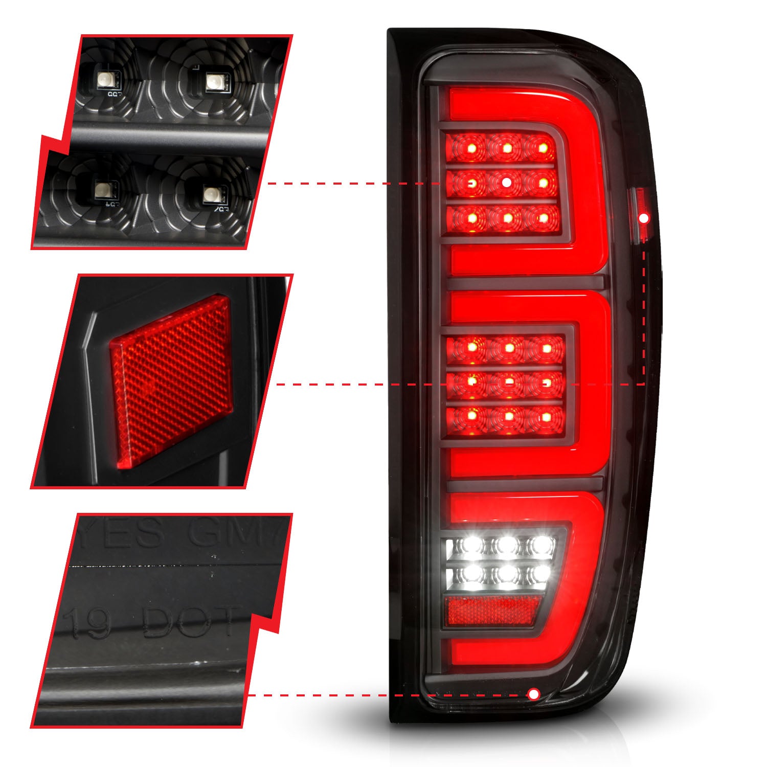 ANZO USA 311457 - Tail Light Set