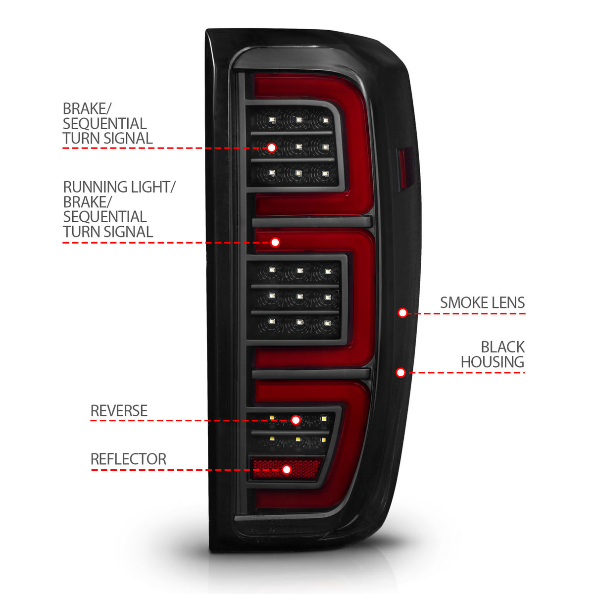 ANZO USA 311458 - Tail Light Set
