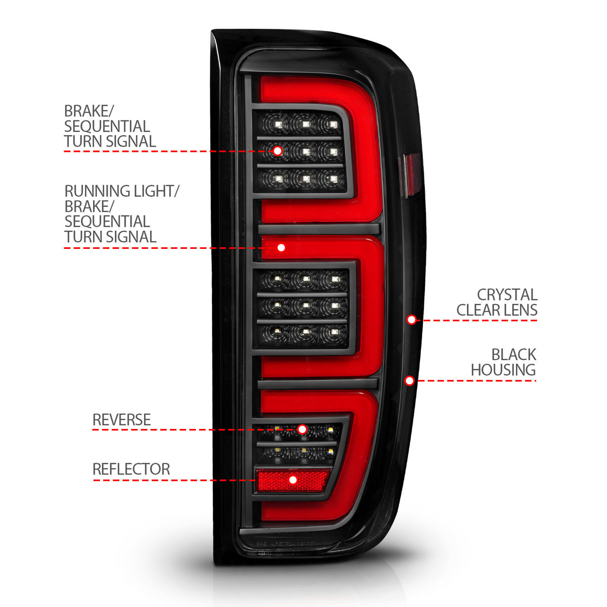 ANZO USA 311459 - Tail Light Set