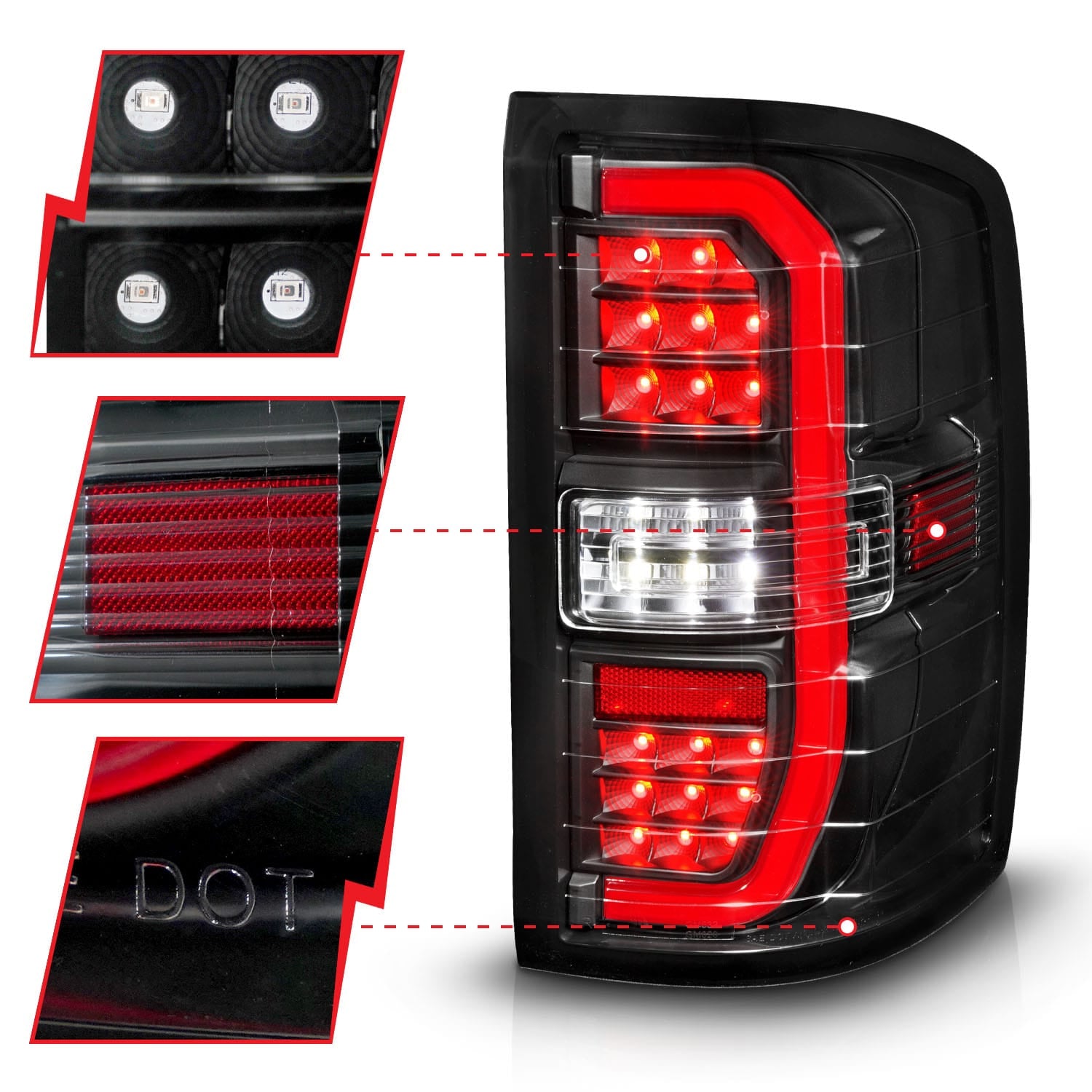 ANZO USA ANZO USA 311464 Tail Light Set