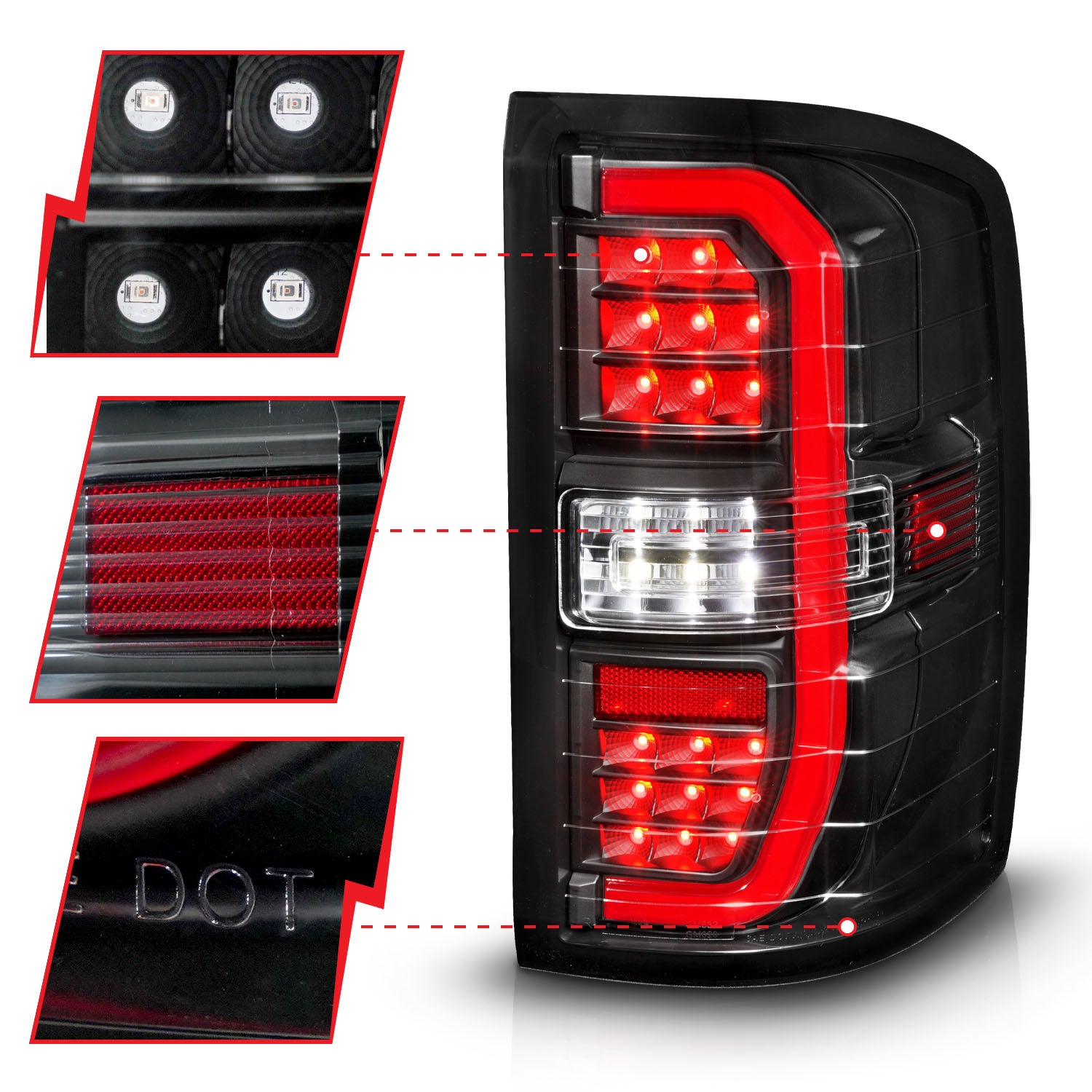 ANZO USA 311464 - Tail Light Set