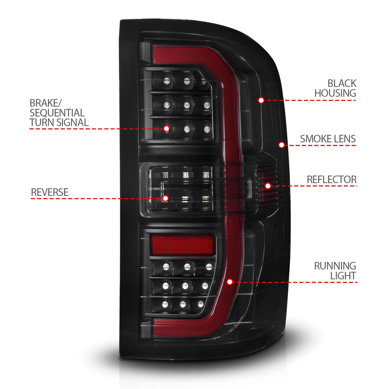 ANZO USA 311465 - Tail Light Set