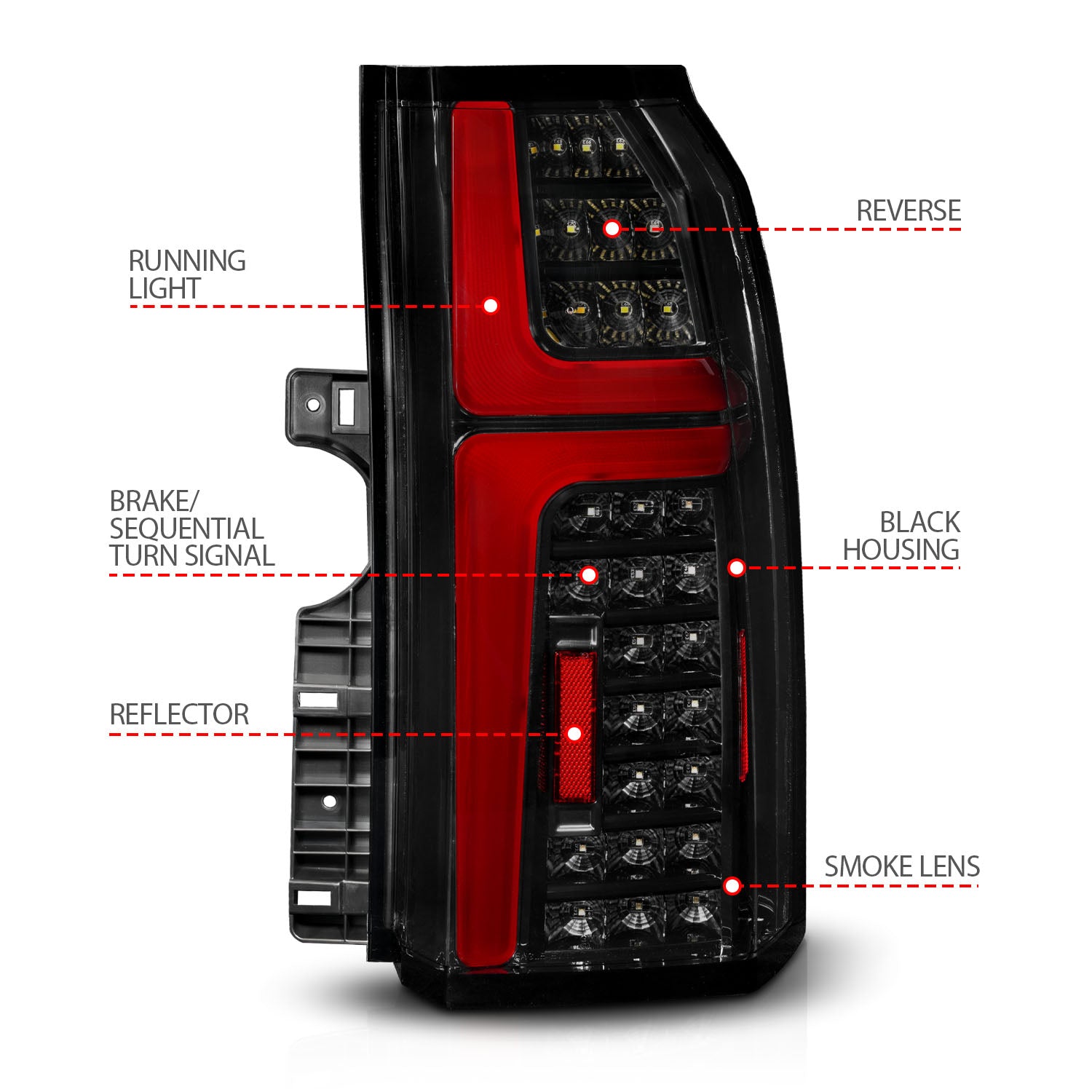 ANZO USA 311468 - Tail Light Set