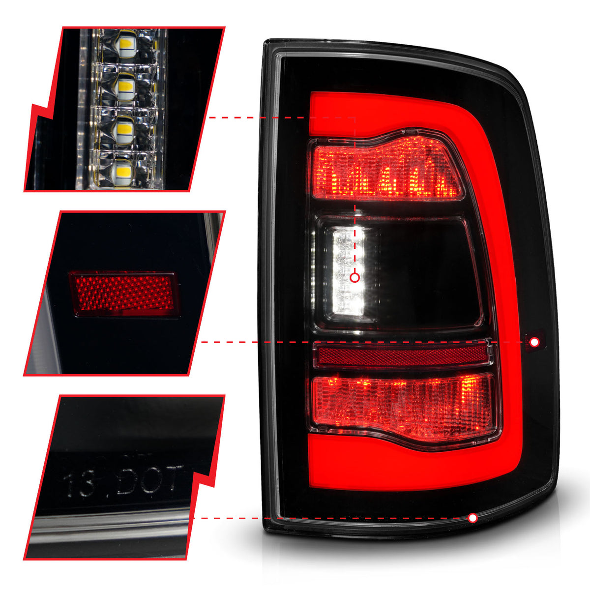 ANZO USA 311470 - Tail Light Set