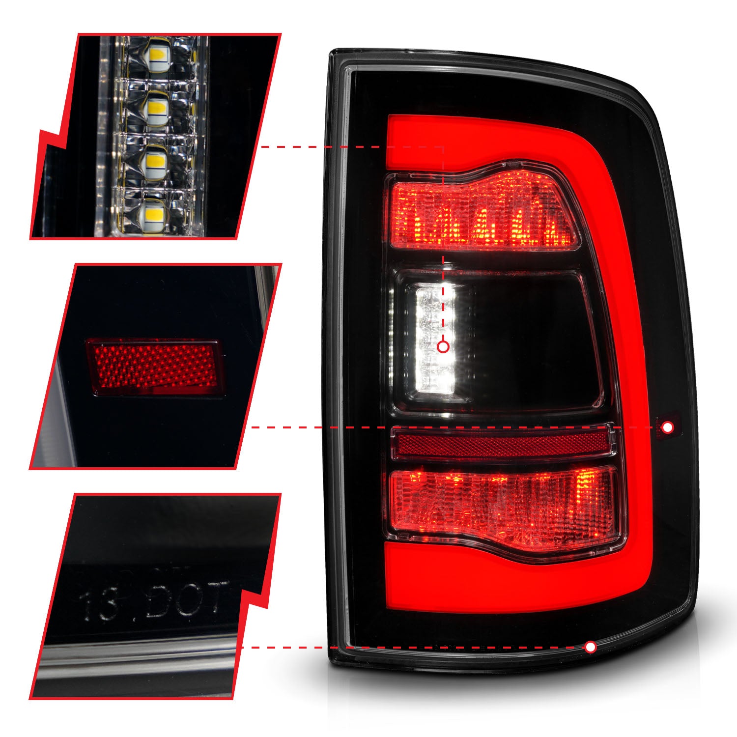 ANZO USA 311470 - Tail Light Set
