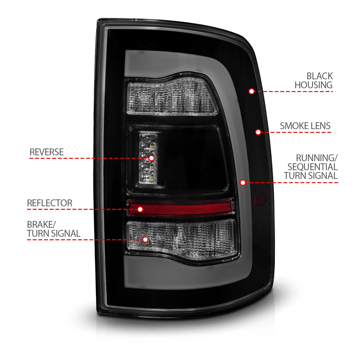 ANZO USA 311470 - Tail Light Set