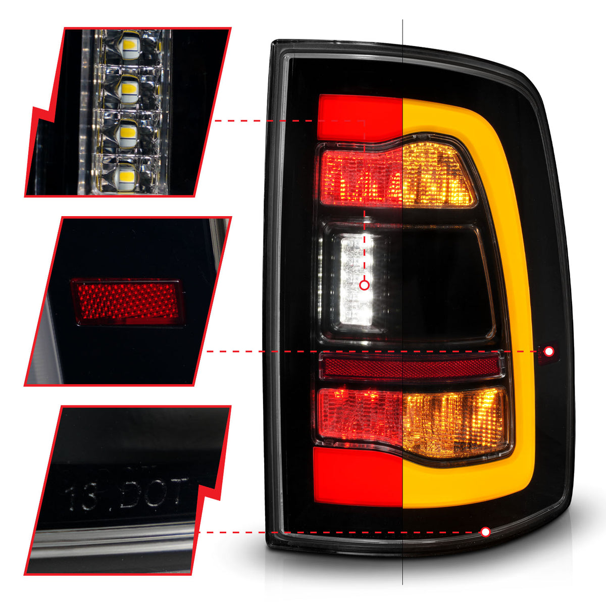 ANZO USA 311472 - Tail Light Set