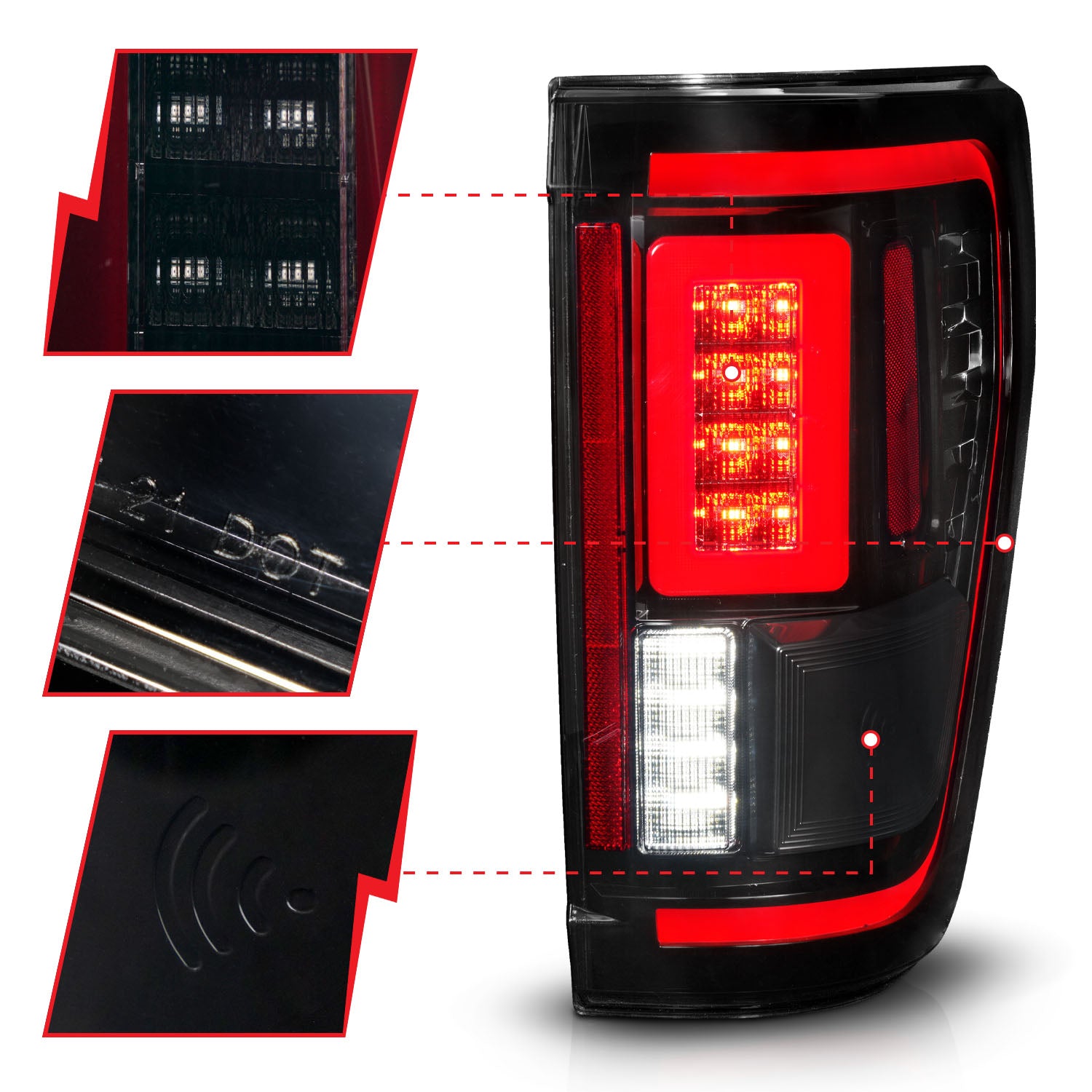 ANZO USA 311474 - Tail Light Set