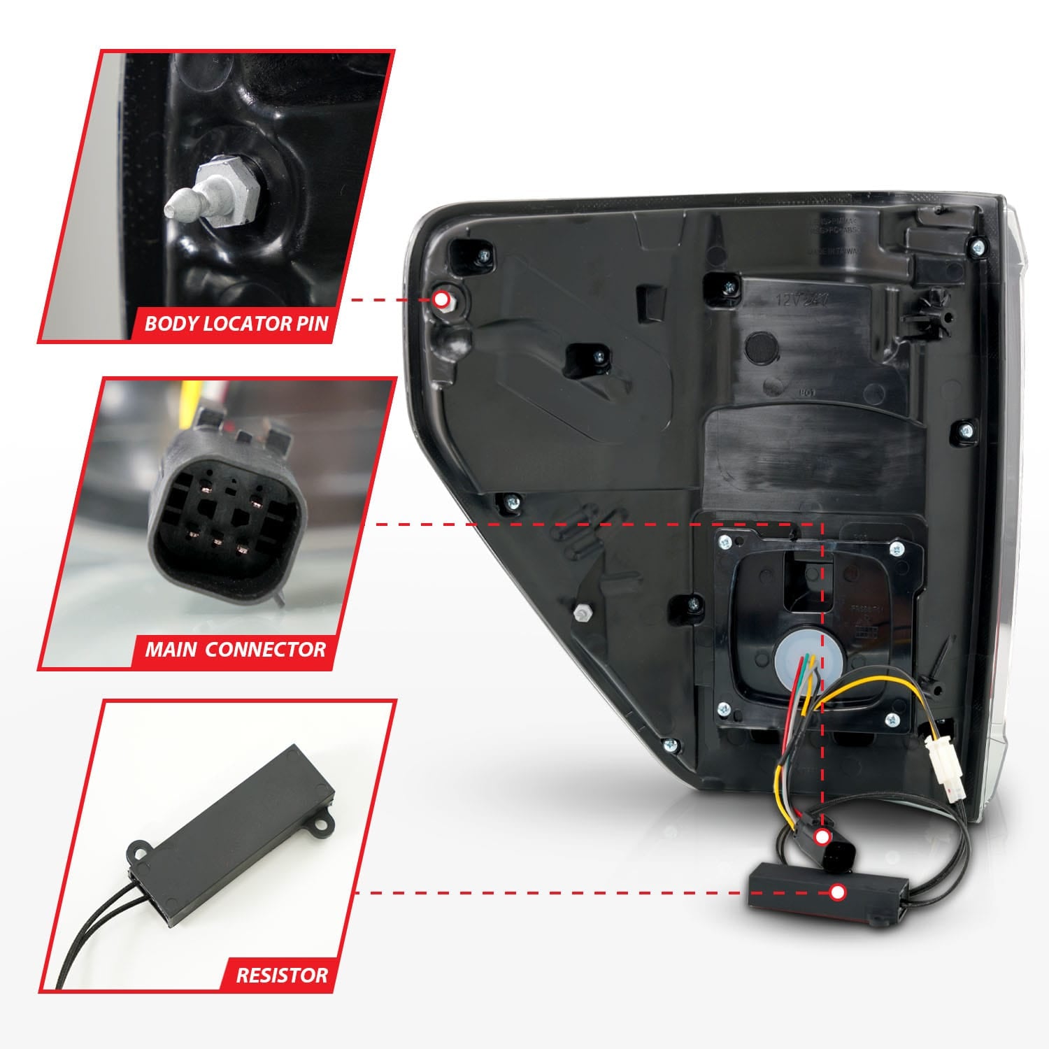 ANZO USA ANZO USA 311474 Tail Light Set