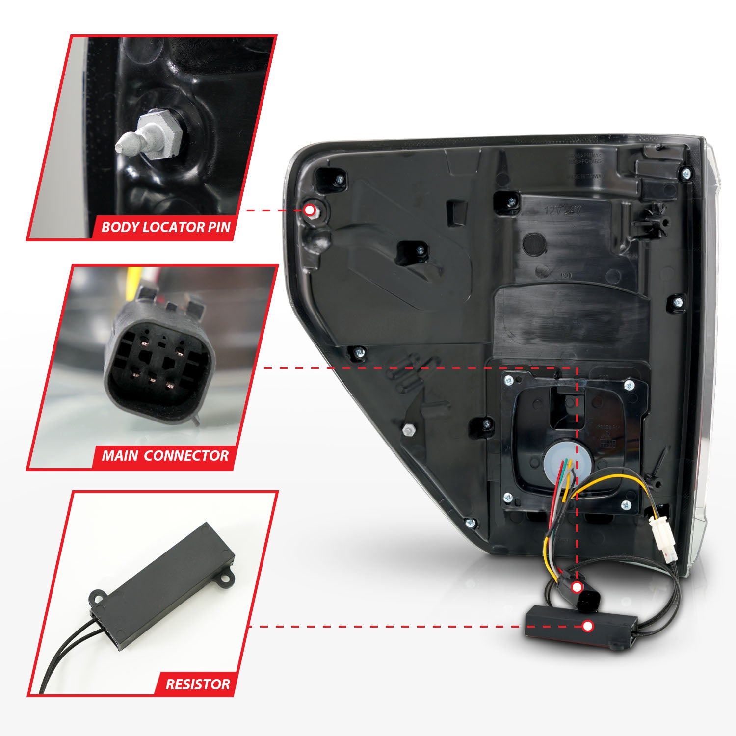 ANZO USA 311474 - Tail Light Set