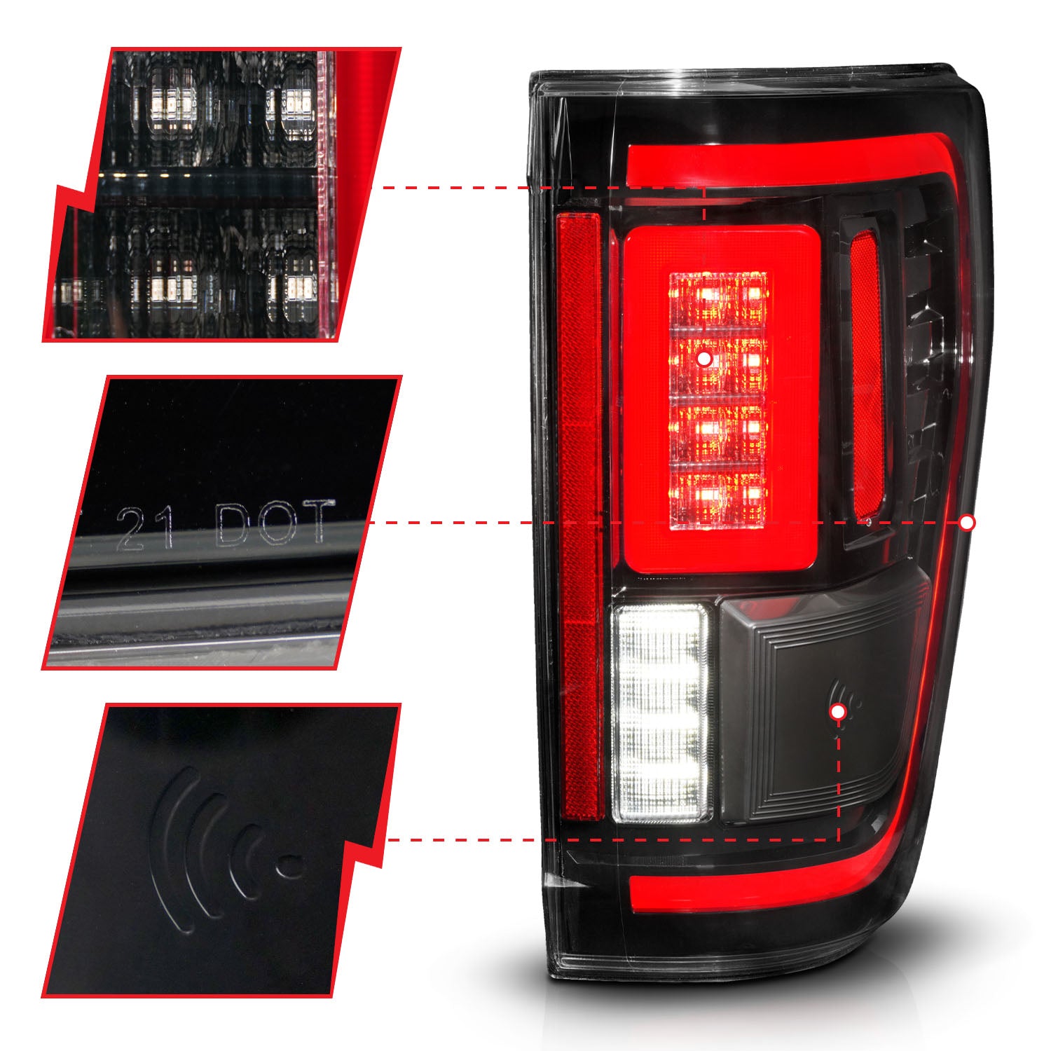 ANZO USA 311475 - Tail Light Set