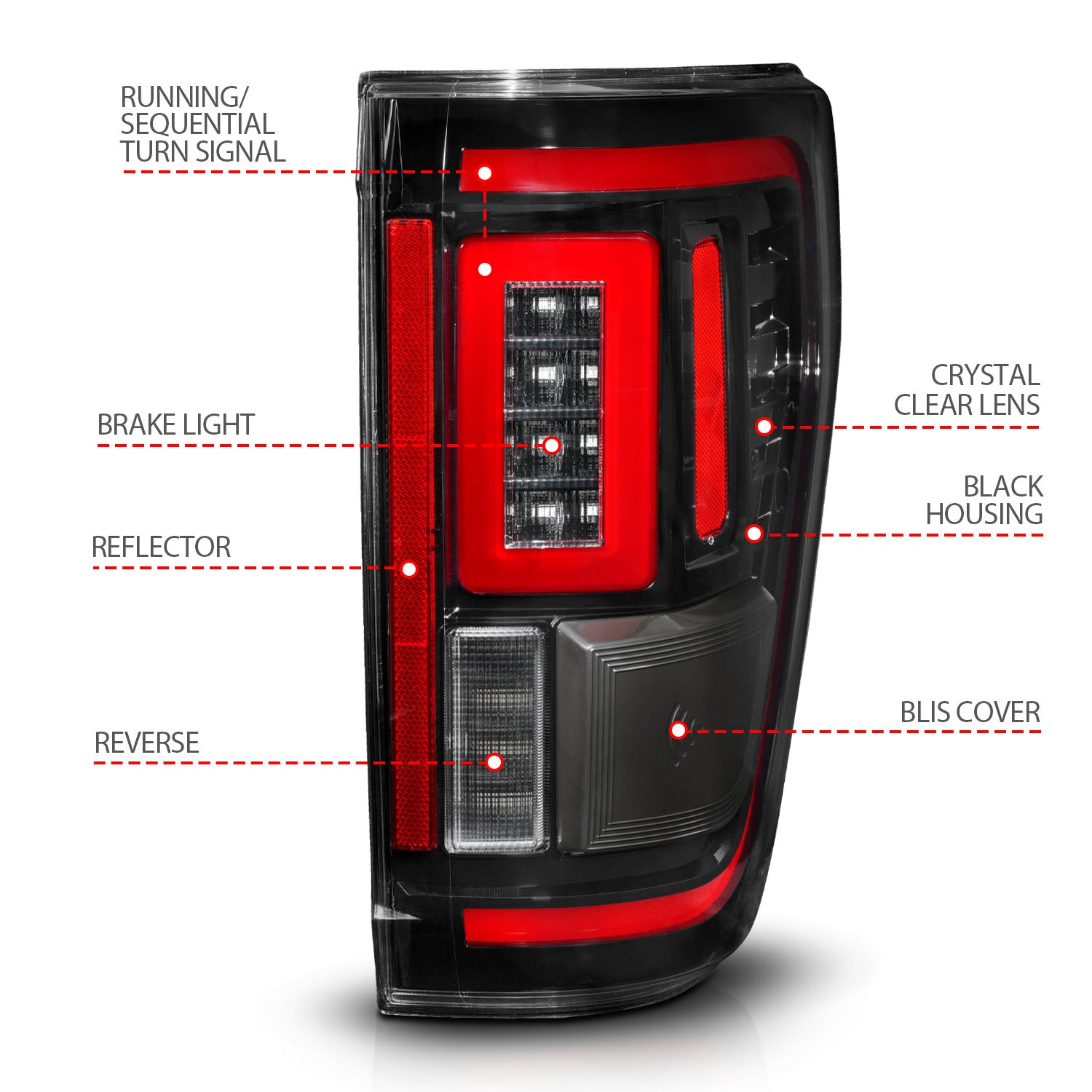 ANZO USA 311475 - Tail Light Set