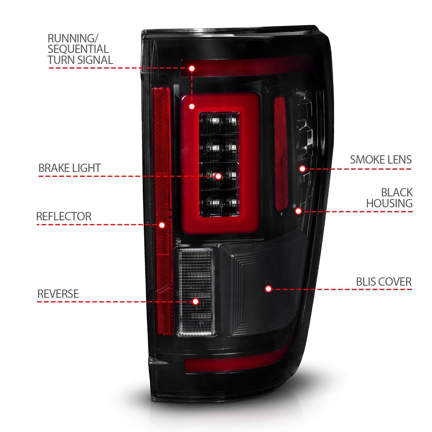 ANZO USA 311476 - Tail Light Set