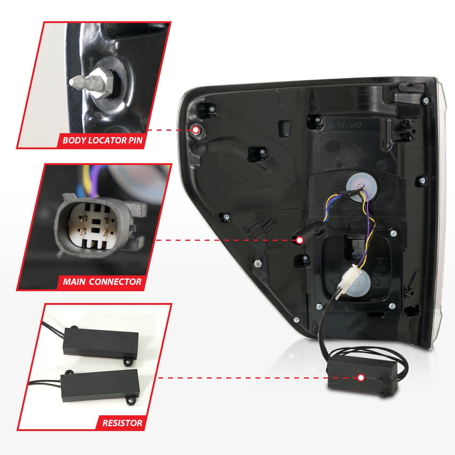 ANZO USA 311476 - Tail Light Set