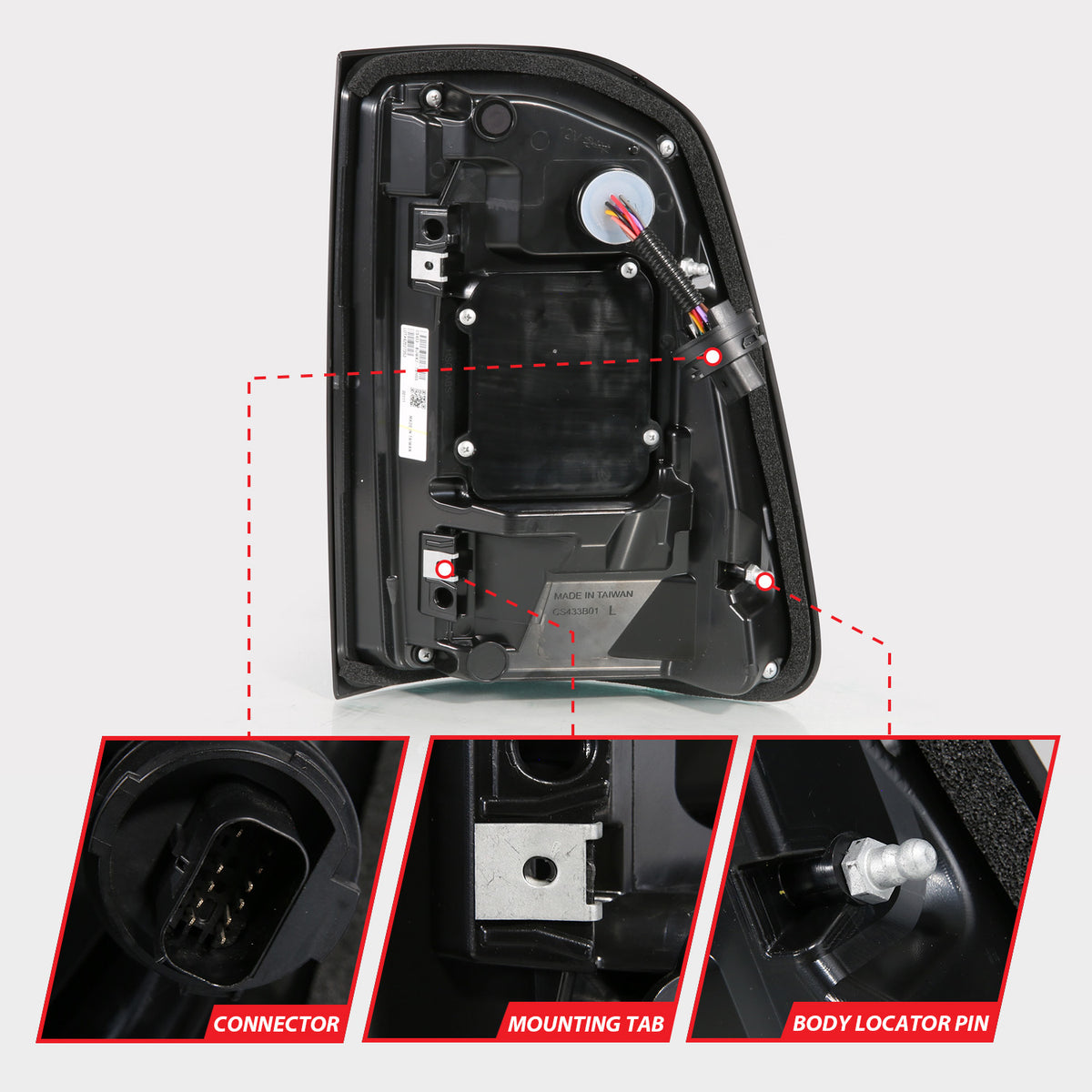 ANZO USA 311481A - Tail Light Assembly 5