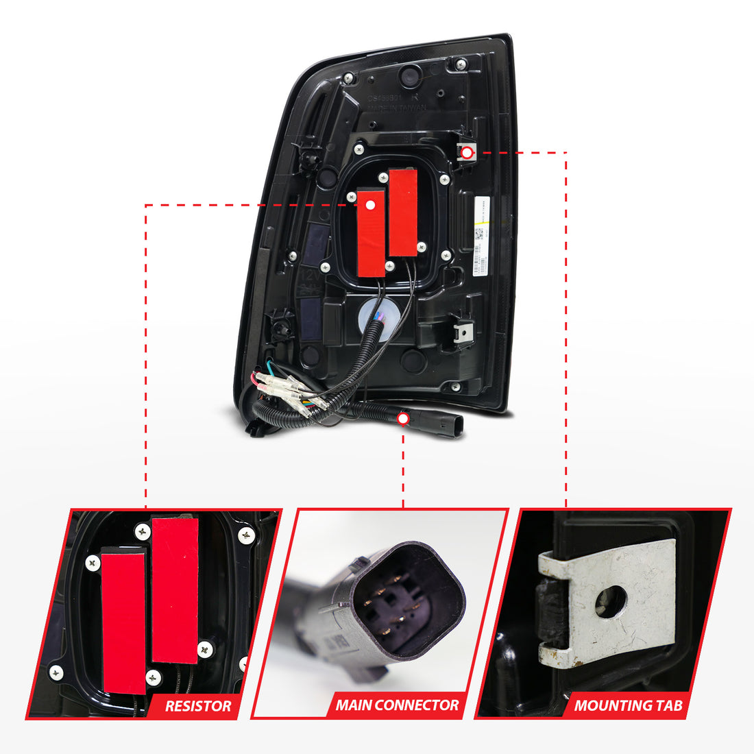 ANZO USA 311482A - Tail Light Assembly 5