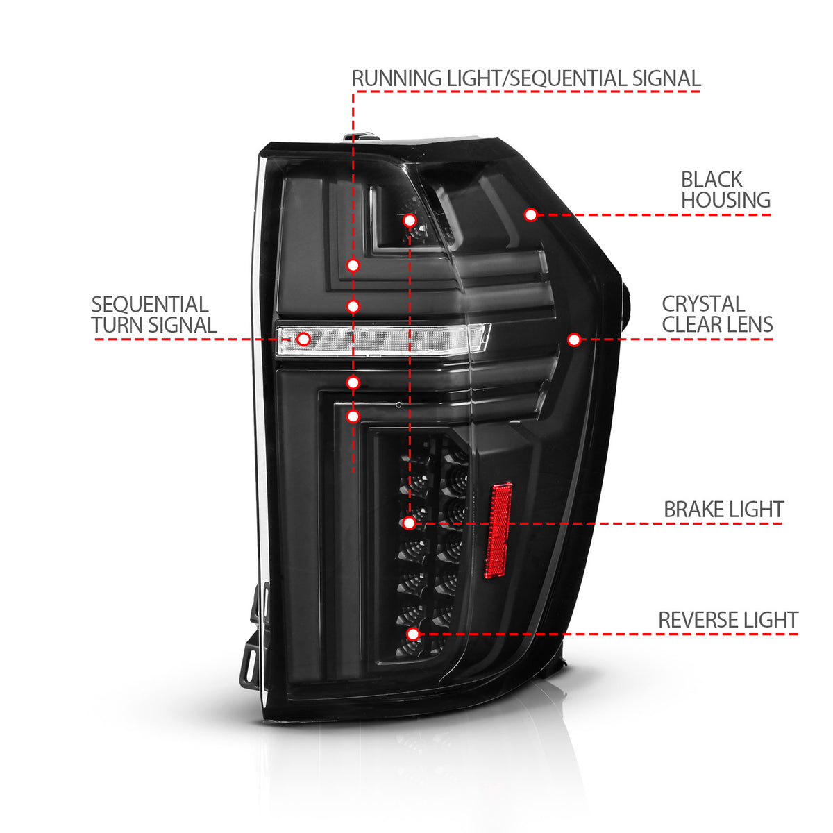 ANZO USA 311483A - Tail Light Set