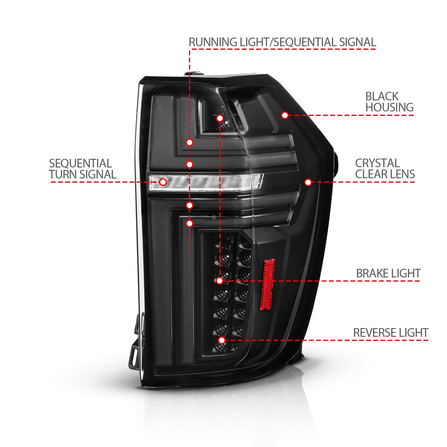 ANZO USA 311483A - Tail Light Set