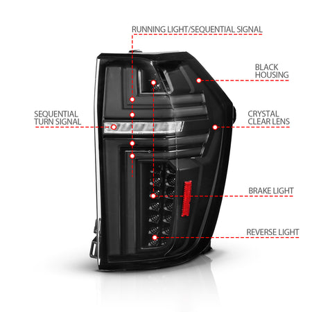 ANZO USA 311483A - Tail Light Set