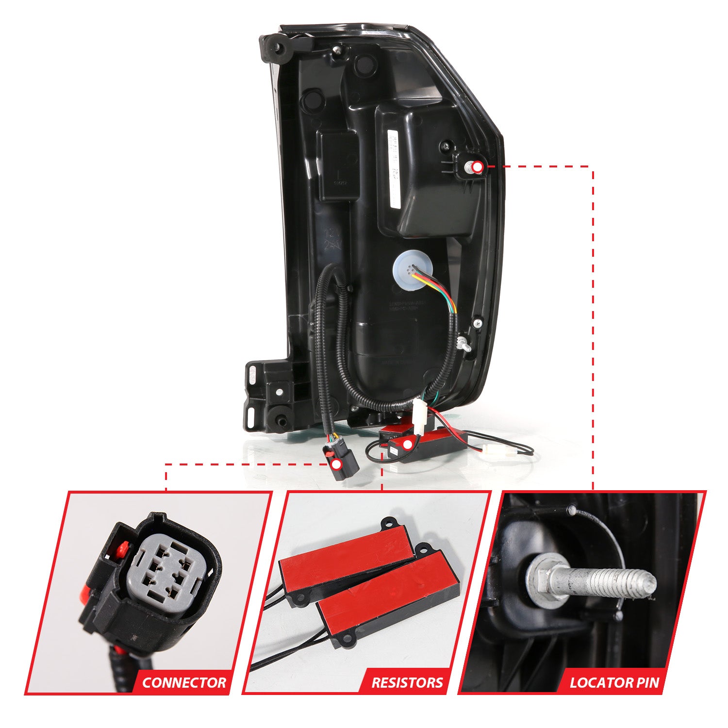 ANZO USA 311483A - Tail Light Set