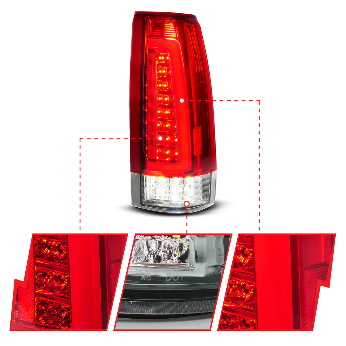 ANZO USA 311484 - Tail Light Set