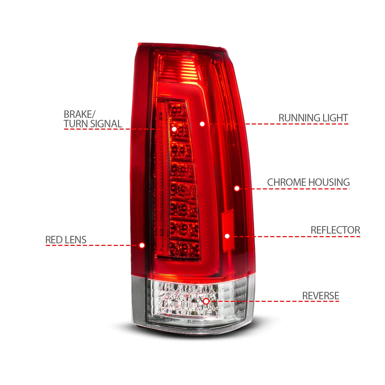ANZO USA ANZO USA 311484 Tail Light Set