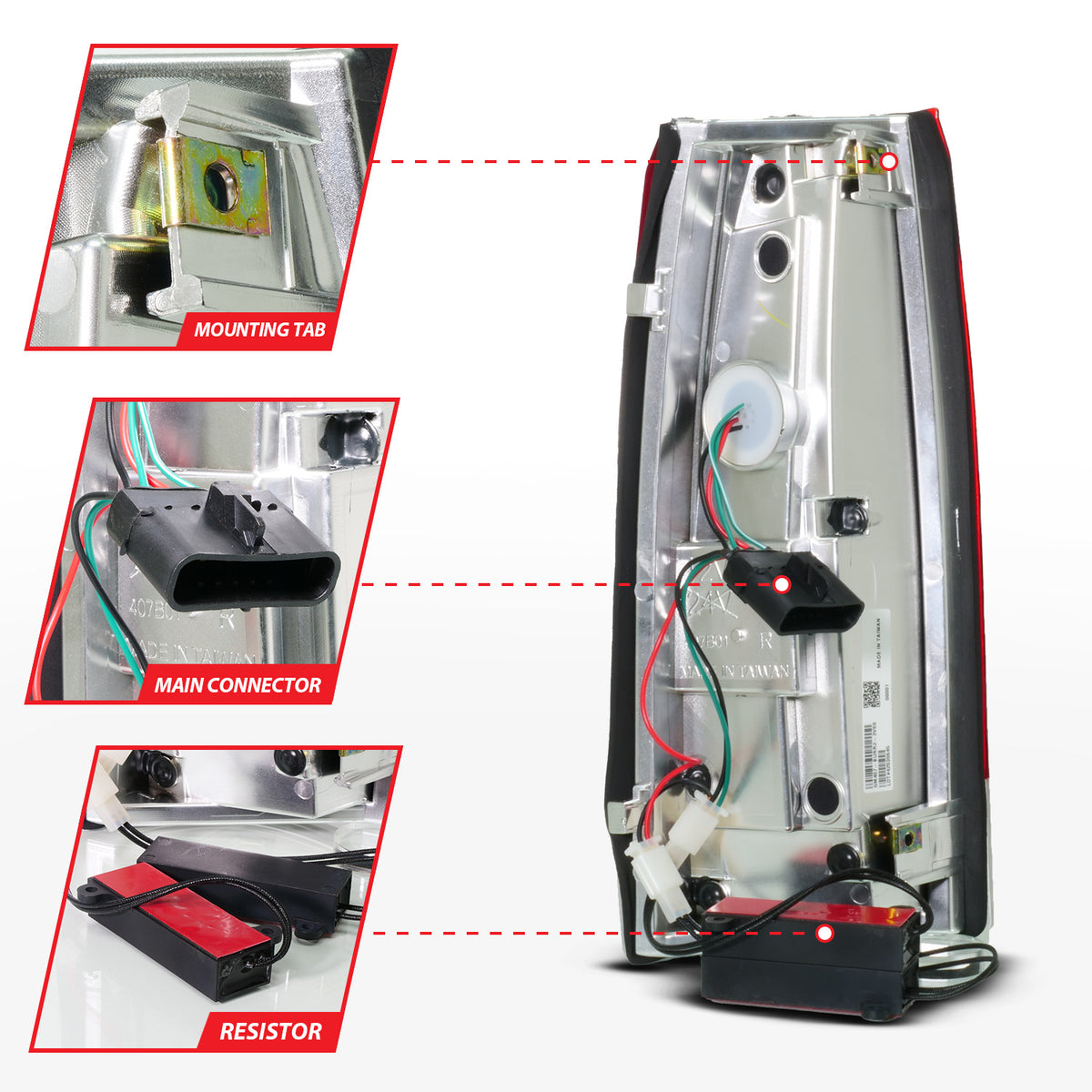 ANZO USA 311484 - Tail Light Set