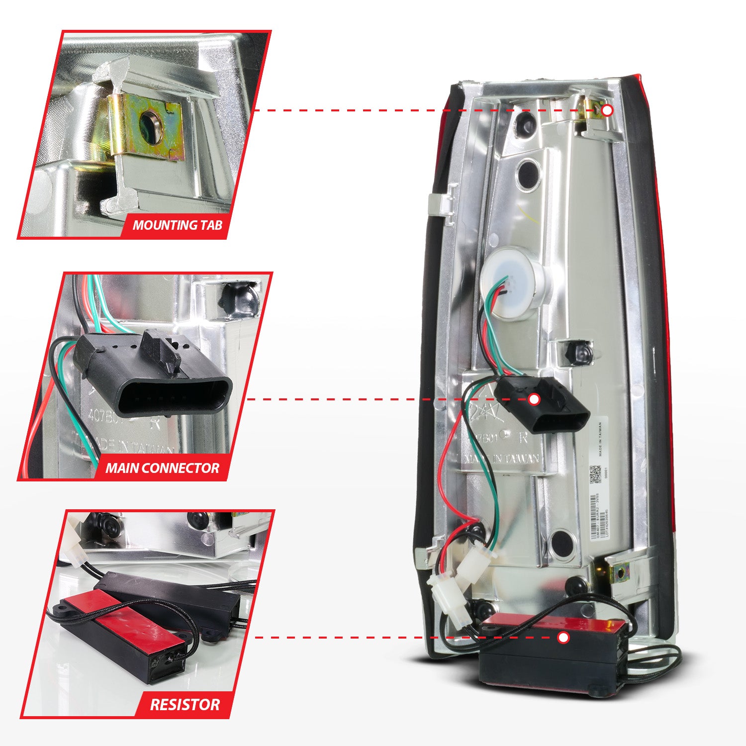 ANZO USA 311484 - Tail Light Set