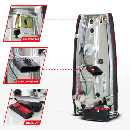 ANZO USA 311484 - Tail Light Set
