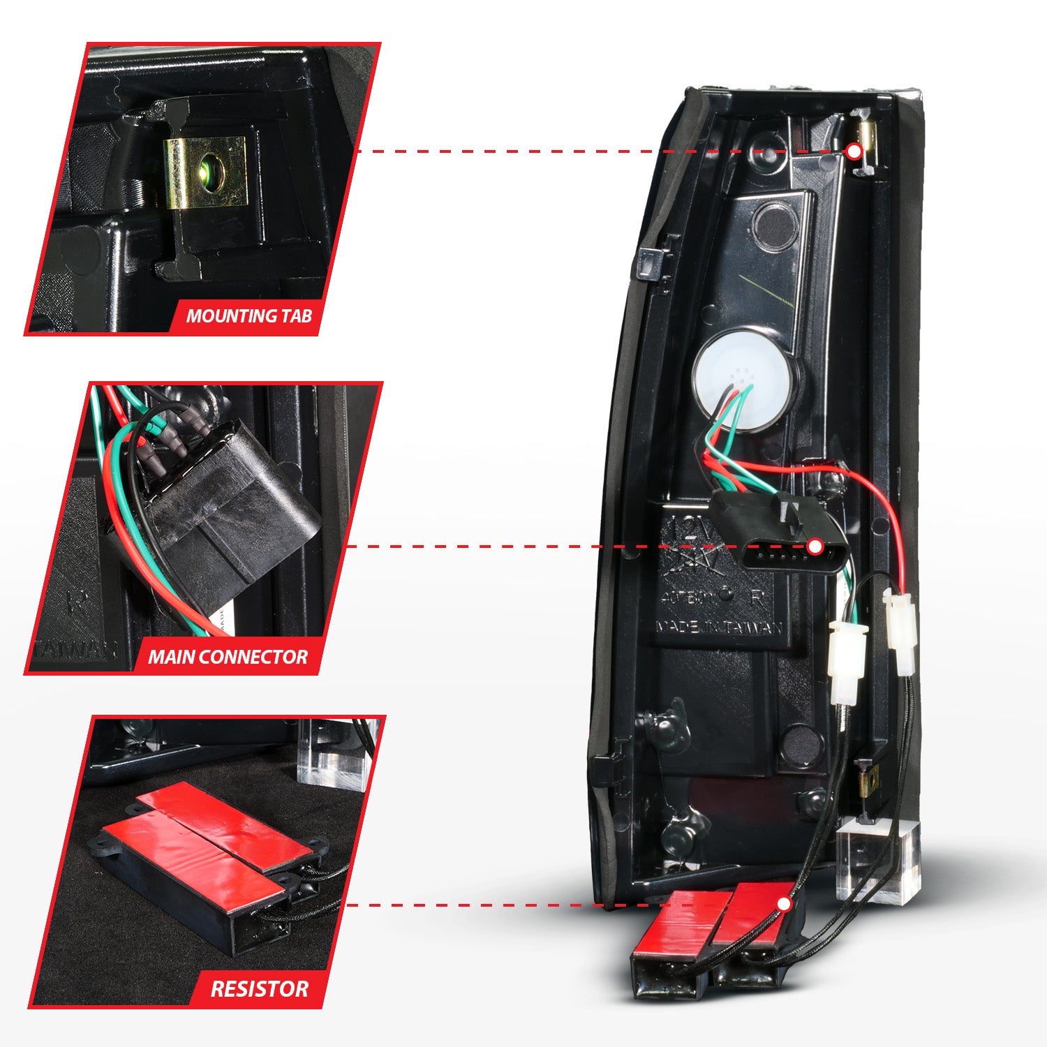 ANZO USA 311486 - Tail Light Set