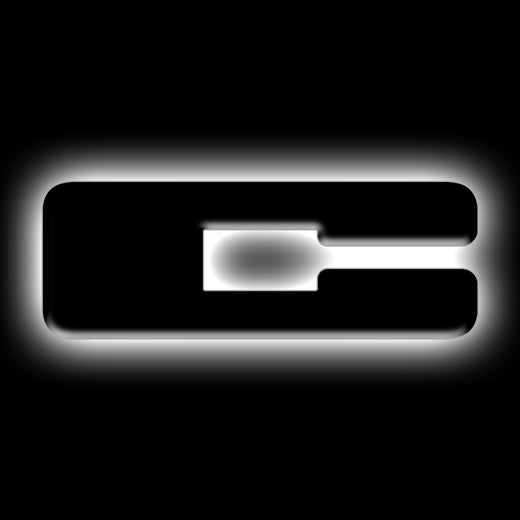 Oracle Lighting 3141-C-001 Universal Illuminated LED Letter Badges - Matte Black Surface Finish - C