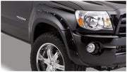 Bushwacker 31920-02 - Black Pocket/Rivet Style Smooth Finish 4-Piece Fender Flare Set For 2005-2011 Toyota Tacoma W/73.5 Inch Bed Bushwacker 3