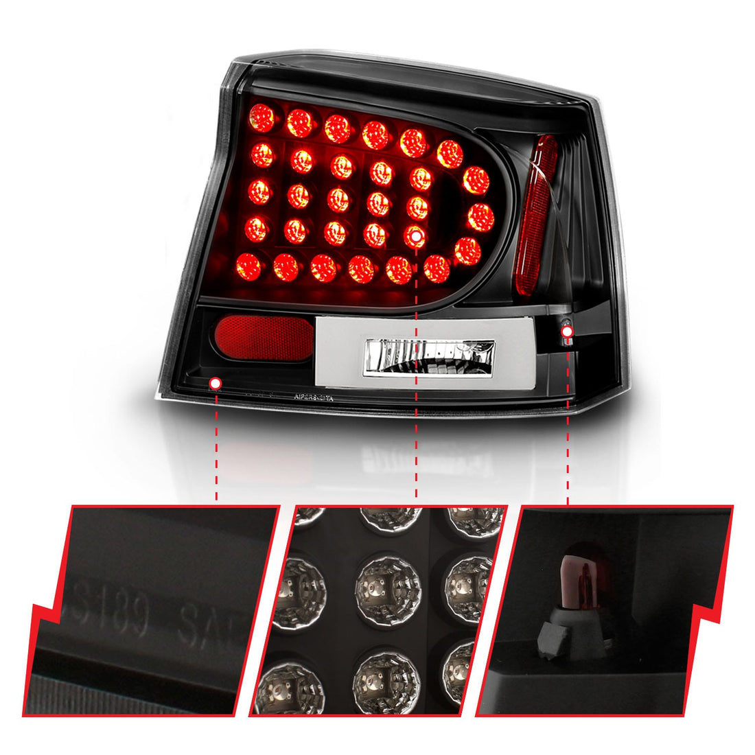 ANZO USA Electrical Lighting and Body ANZO USA 321014 Tail Light Set