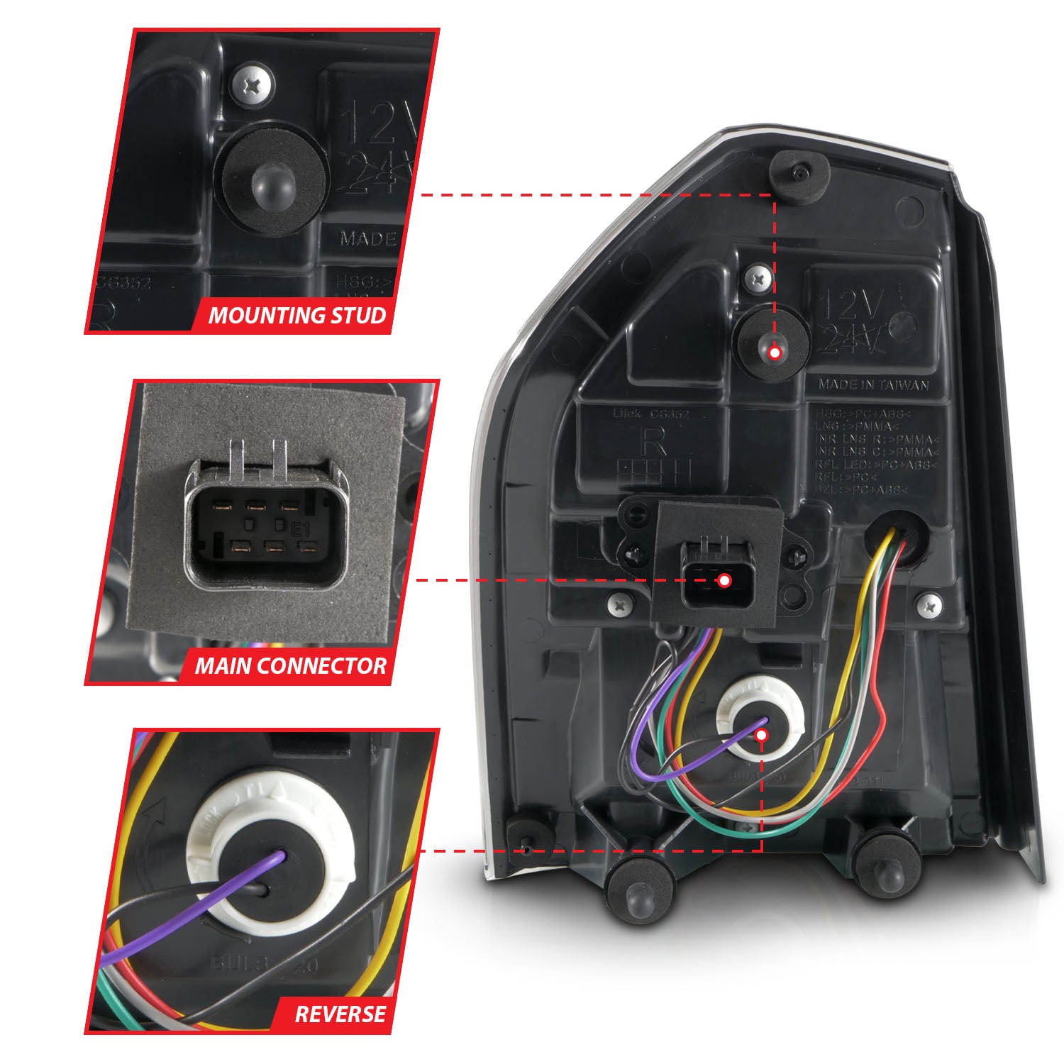 ANZO USA 321343 - Tail Light