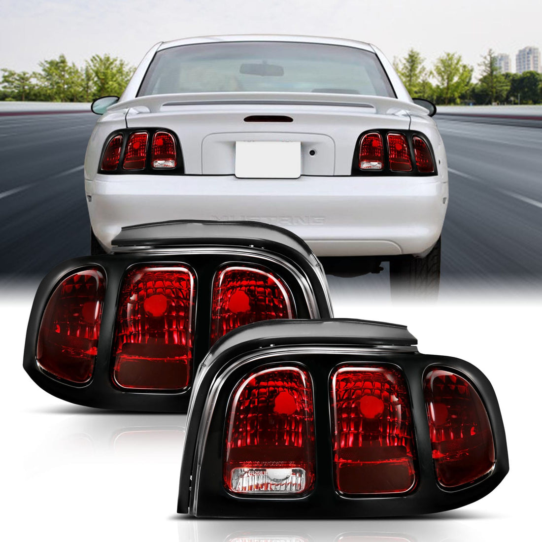 ANZO USA Electrical Lighting and Body ANZO USA 321350 Tail Light Set