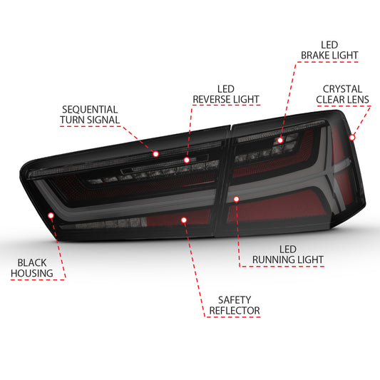 ANZO USA - LED Tail Lights - 321351