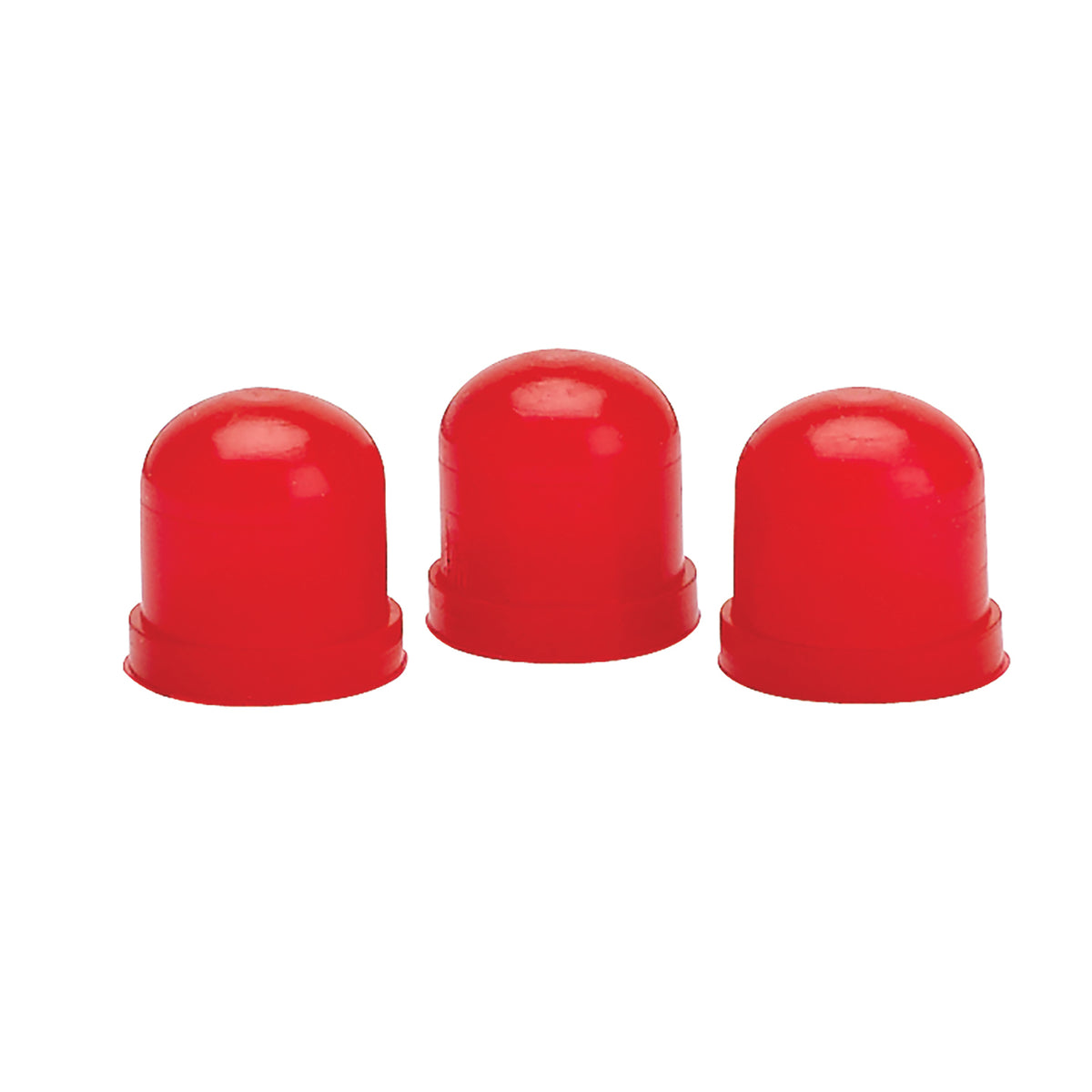 AutoMeter 3214 - LIGHT BULB BOOTS, RED, QTY. 3 3