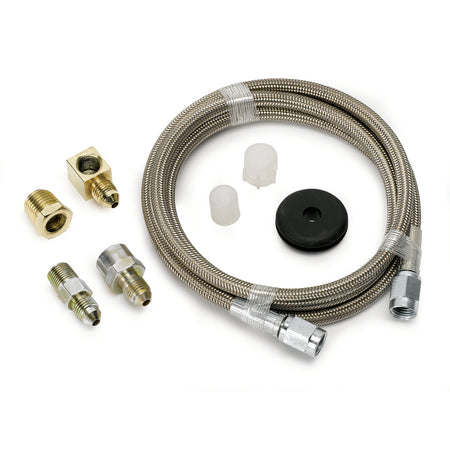 AutoMeter 3235 - LINE, BRAIDED STAINLESS STEEL, #3 DIA., 4FT. LENGTH, -3AN AND 1/8" NPTF FITTINGS 3