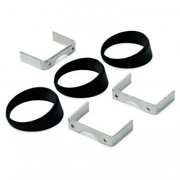 AutoMeter 3244 - GAUGE MOUNT, ANGLE RINGS, 3 PCS., BLACK, FOR 2 5/8" GAUGES 4