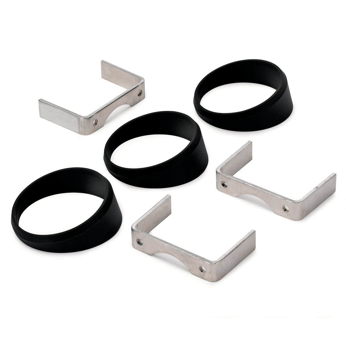 AutoMeter 3244 - GAUGE MOUNT, ANGLE RINGS, 3 PCS., BLACK, FOR 2 5/8" GAUGES 3